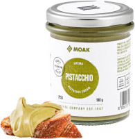 Moak Crema - Pistache - Verre 180g Moak Crema - Pistache - Verre 180g