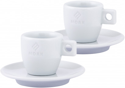 Moak Uno - Espresso - 6 tasses avec soucoupe