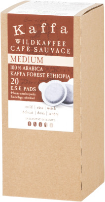 Kaffa Café Sauvage - Medium - 20 dosettes E.S.E.