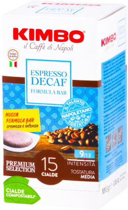 Kimbo - Decaf Formula Bar - 15 dosettes E.S.E.