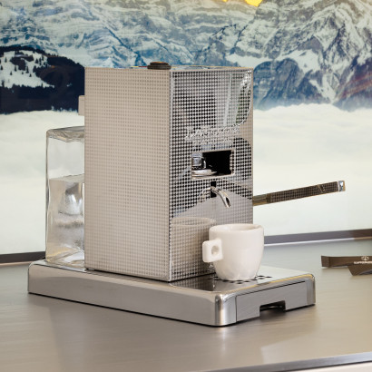 La Piccola Piccola - Machine à café E.S.E. - Inox Perla