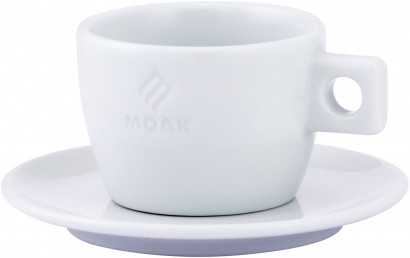 Moak Uno - Café crème - Tasse à l’unité avec soucoupe