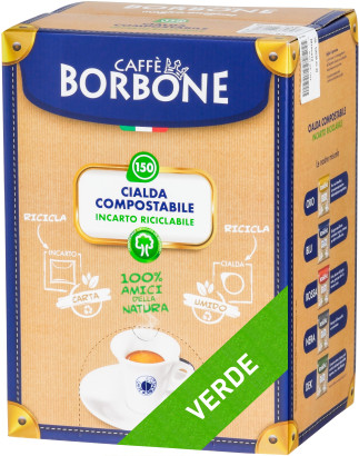 Borbone - Verde Dek Espresso - 150 dosettes E.S.E.