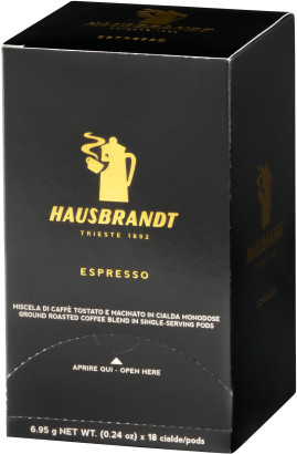 Hausbrandt - Espresso - 144 dosettes E.S.E.