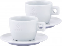 Moak Uno - Café crème - 6 tasses avec soucoupe Moak Uno - Café crème - 6 tasses avec soucoupe