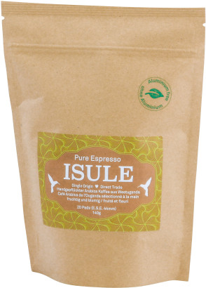 Isule - Pure Espresso - 20 dosettes E.S.E. (sachet)