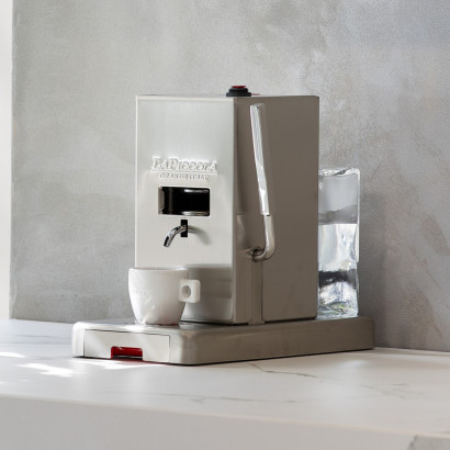 La Piccola Piccola - Machine à café E.S.E. - Inox Satiné