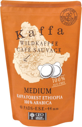 Kaffa Café Sauvage - Medium - 40 dosettes E.S.E. (sachet)