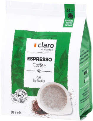Claro - Espresso - 30 dosettes E.S.E. (sachet)