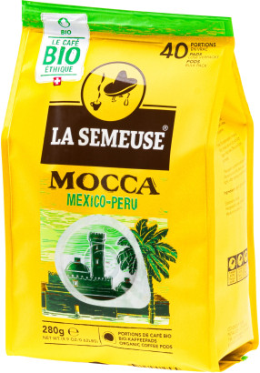 La Semeuse - Mocca Bio - 40 dosettes E.S.E. (sachet)