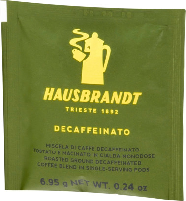 Hausbrandt - Decaffeinato - 72 dosettes E.S.E.
