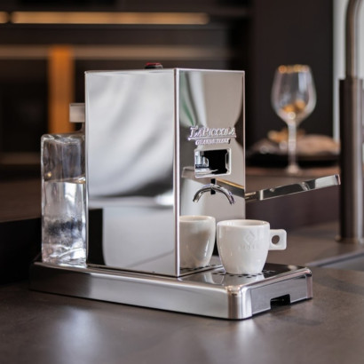 La Piccola Piccola - Machine à café E.S.E. - Inox Brillant
