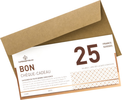 Chèque-cadeau - avec enveloppe - 25 francs