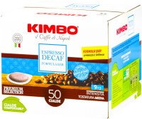Kimbo - Decaf Formula Bar - 50 dosettes E.S.E. Kimbo - Decaf Formula Bar - 50 dosettes E.S.E.