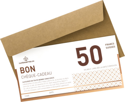 Chèque-cadeau - avec enveloppe - 50 francs